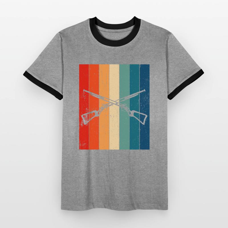 Vorderlader Muzzleloader Muzzle Loading Männer Kontrast-T-Shirt