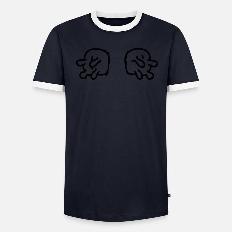 double udder - line Men's Ringer Shirt