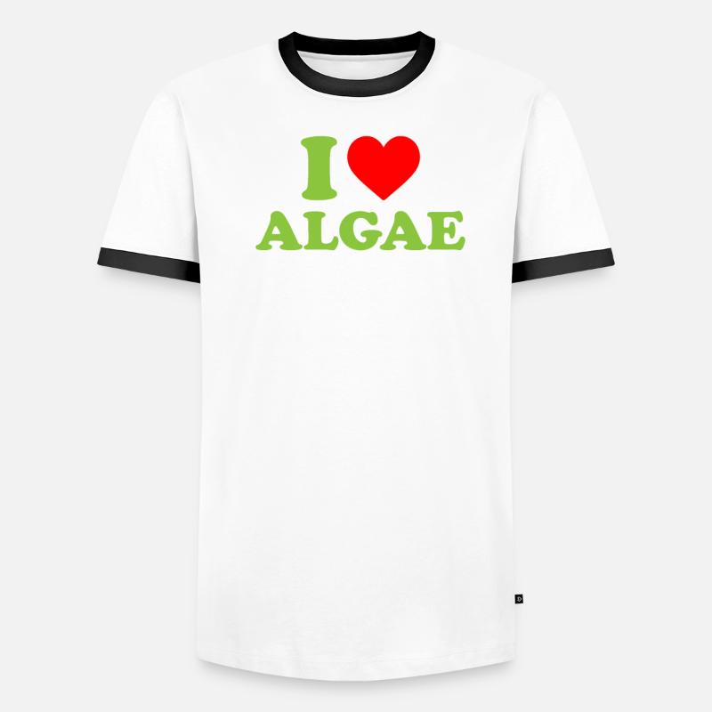 I love algae, algae diatom Men's Ringer Shirt
