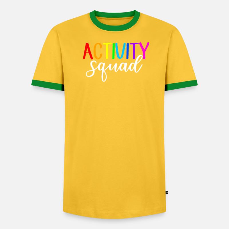 activity squad, activity assistant - Men's Ringer Shirt - undefined