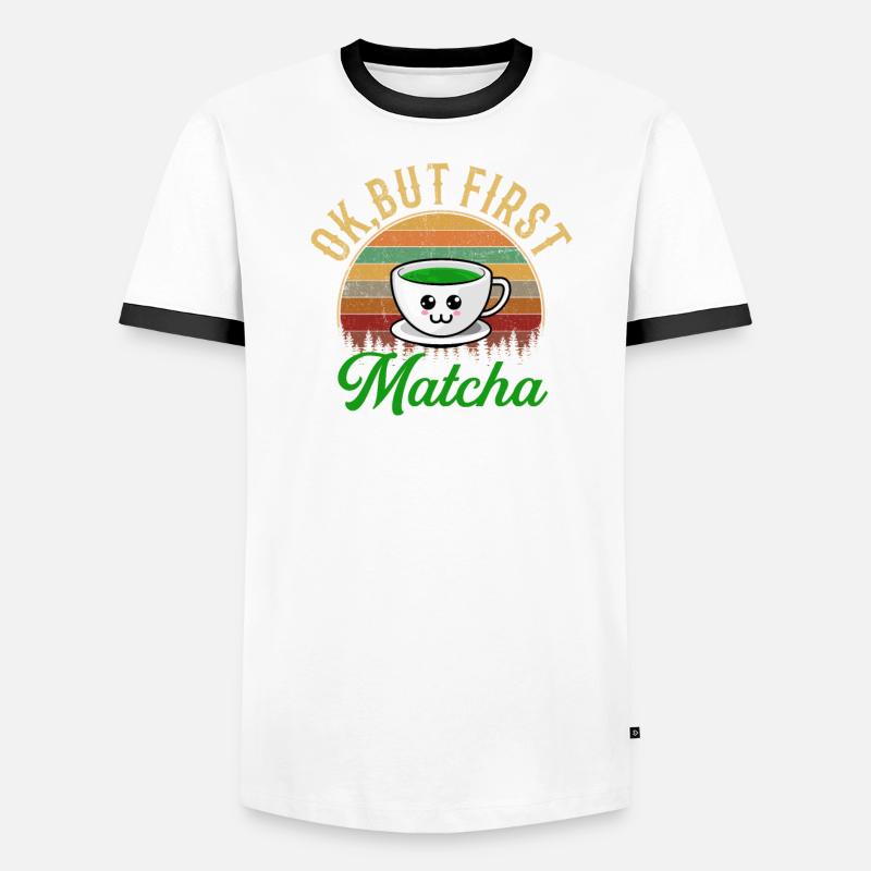 but first matcha matcha Men's Ringer Shirt