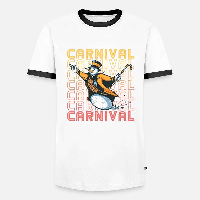 Cirque de Carnaval T-shirt contrasté Homme