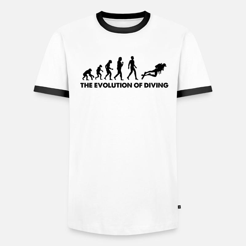 L’évolution de la plongée T-shirt contrasté Homme