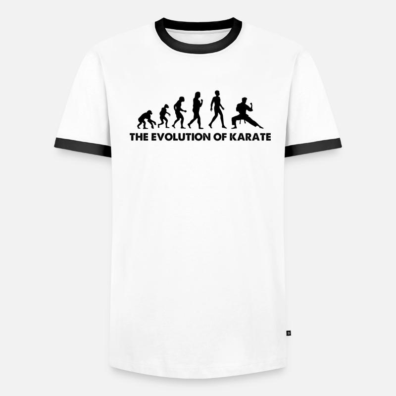 L’évolution du karaté T-shirt contrasté Homme