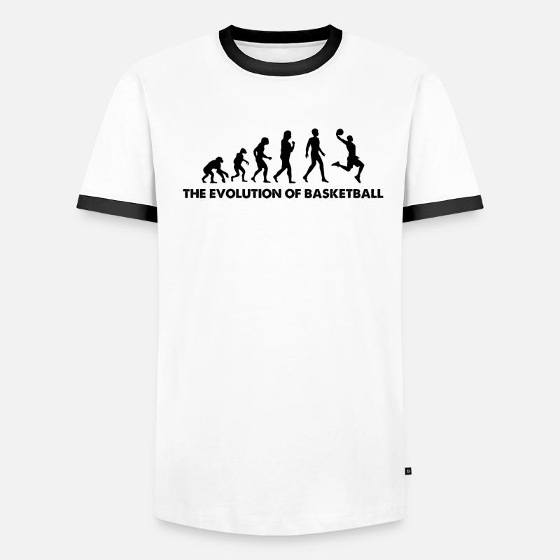L’évolution du basket-ball T-shirt contrasté Homme