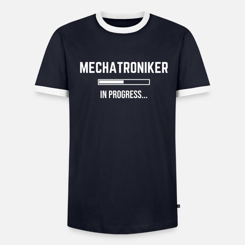 Mechatronics Technician In Progress - Men's Ringer Shirt - undefined