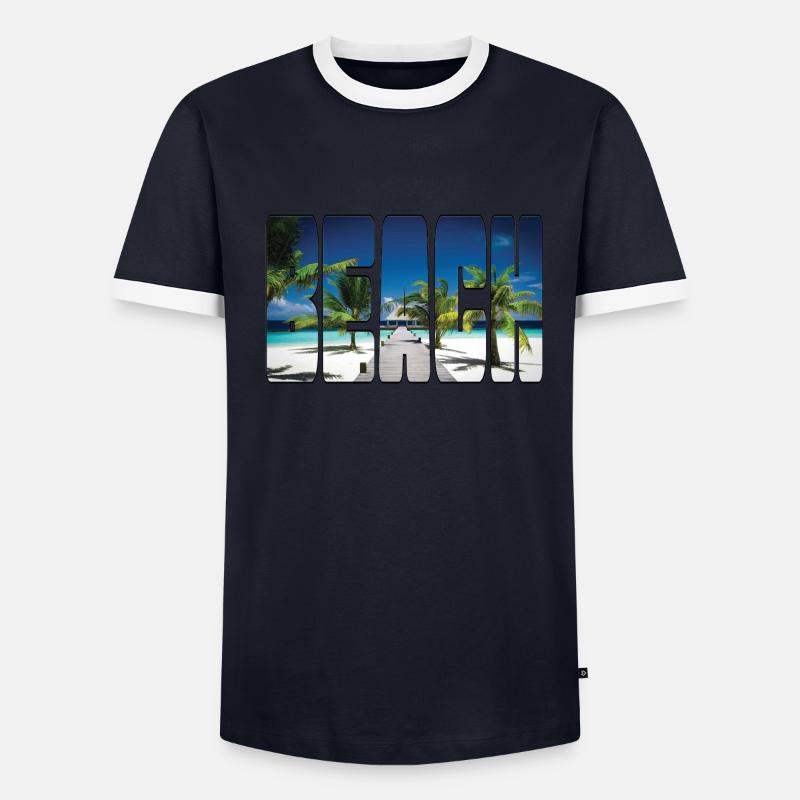 BEACH Men's Ringer Shirt