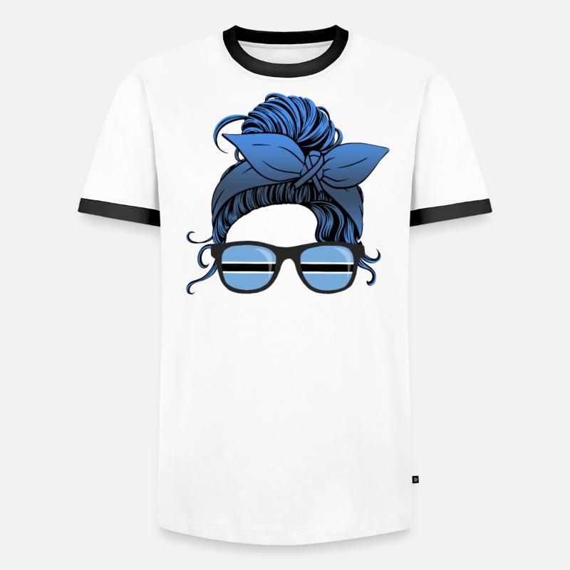 Botswana T-shirt contrasté Homme