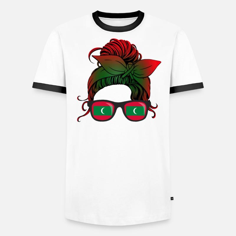Maldives T-shirt contrasté Homme