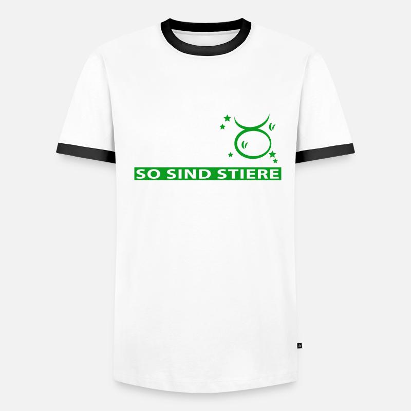 Sternzeichen Stier - Eigenschaften Männer Kontrast-T-Shirt