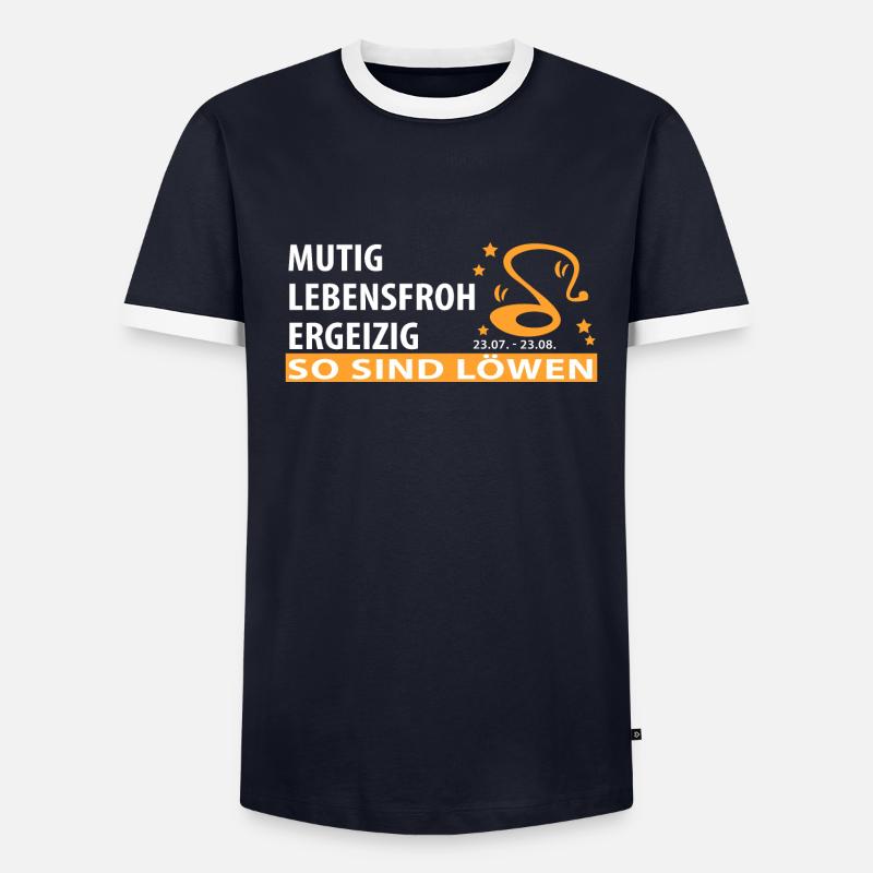 Sternzeichen Löwe - Eigenschaften - Männer Kontrast-T-Shirt - undefined
