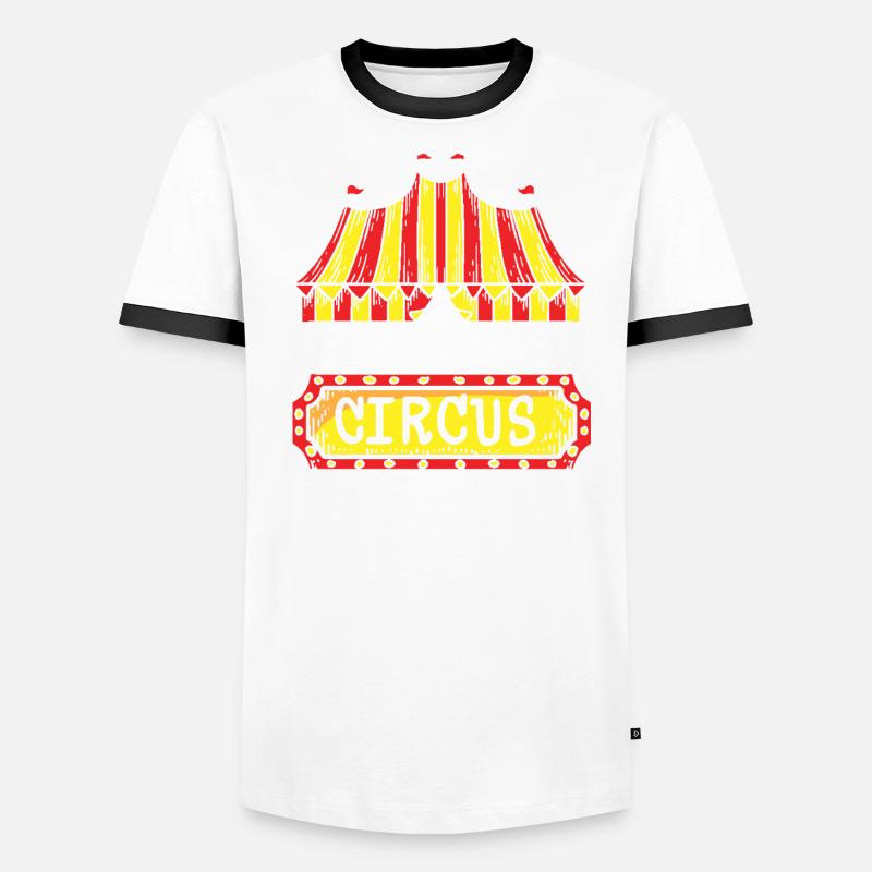 Life Is A Circus Security Carnival Ringmaster Men's Ringer Shirt