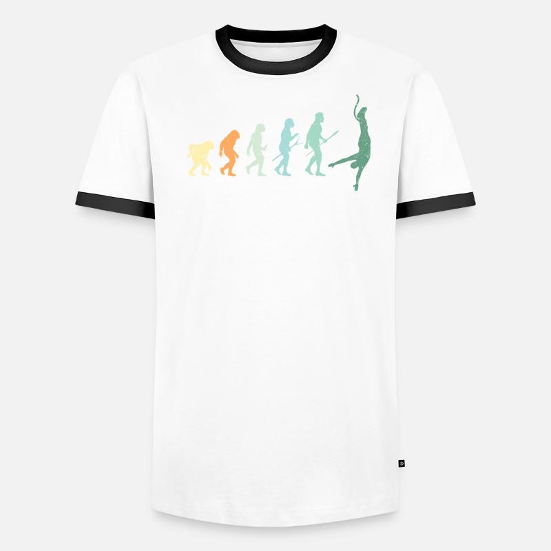 Bungee Jumping Evolution Adrenalin Bungee Jumper Männer Kontrast-T-Shirt