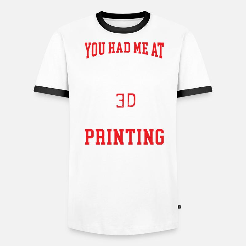 Vous m’avez eu à l’imprimante 3D à buse d’impression 3D T-shirt contrasté Homme
