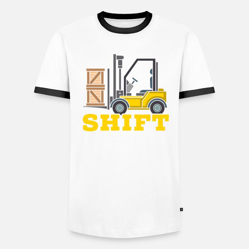 It Was The Other Shift Forklift Operator Warehouse Men's Ringer Shirt