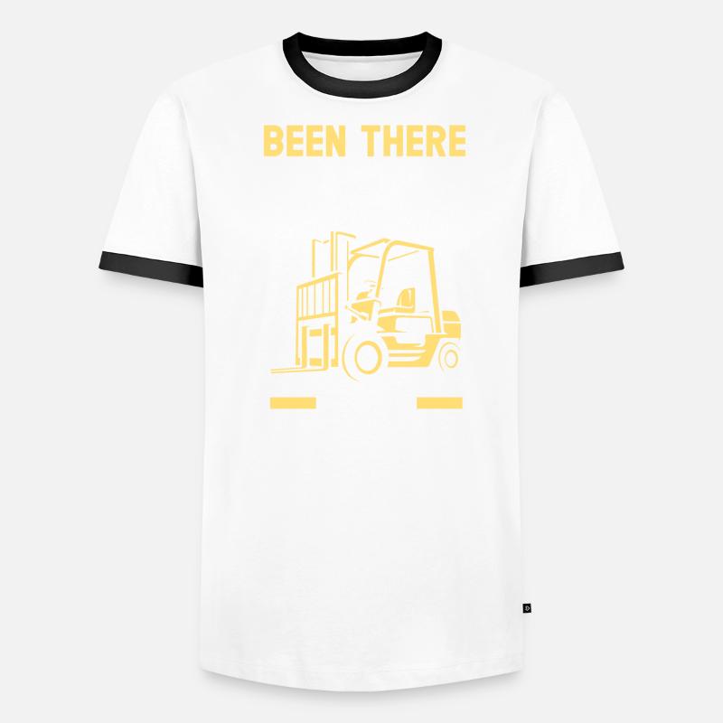 Been There Fork That Forklift Operator Warehouse Men's Ringer Shirt