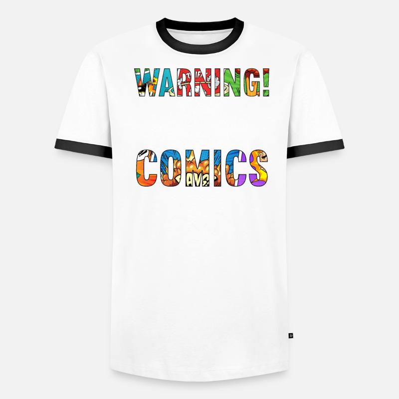 Comics Collector Comic Reader Fictional Characters Men's Ringer Shirt