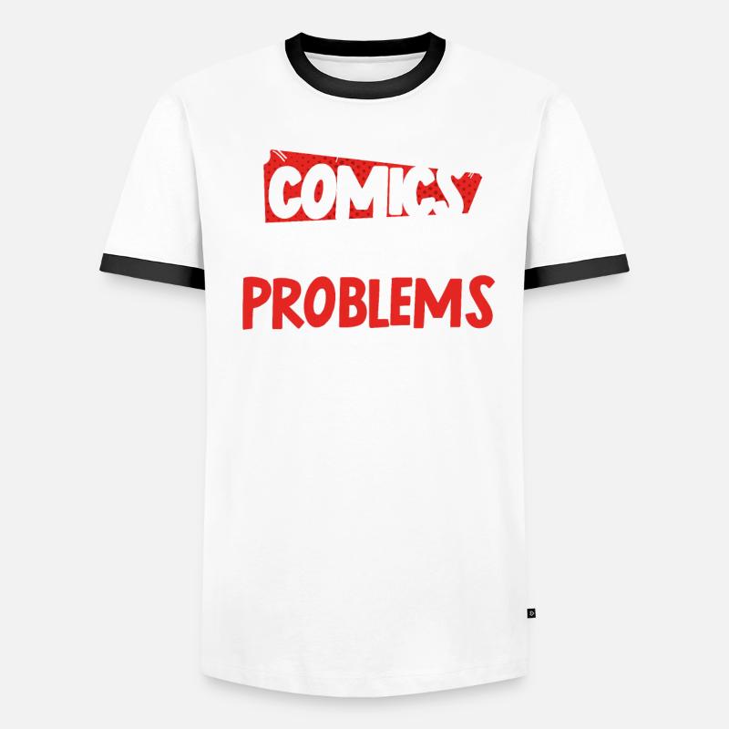 Comics Collector Comic Reader Fictional Characters Men's Ringer Shirt