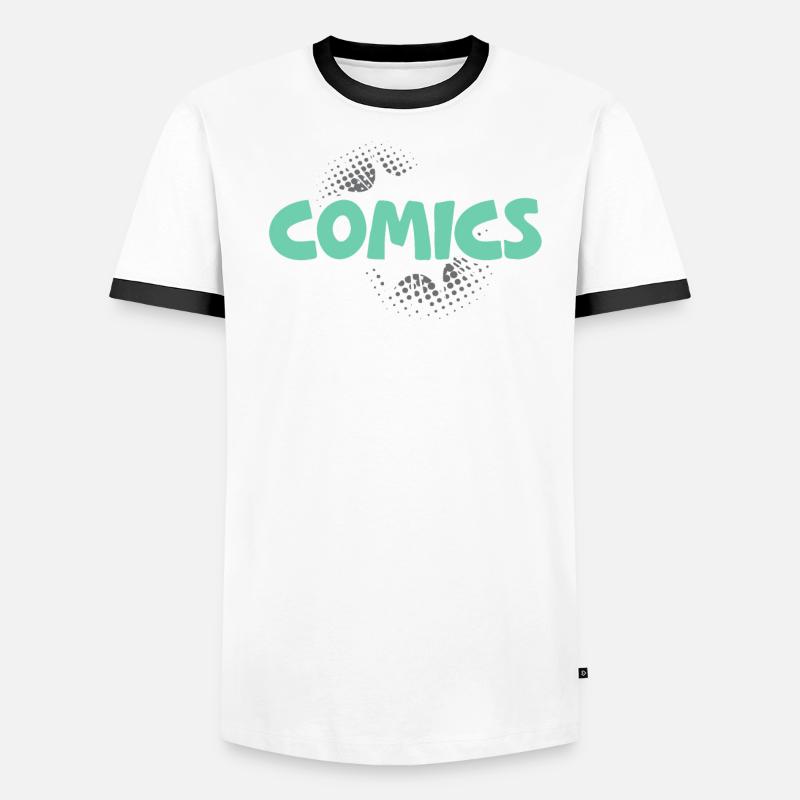 Comics Collector Comic Reader Fictional Characters Men's Ringer Shirt