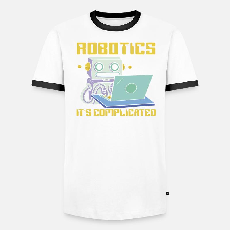 Robotics It's Complicated Artificial Intelligence Men's Ringer Shirt