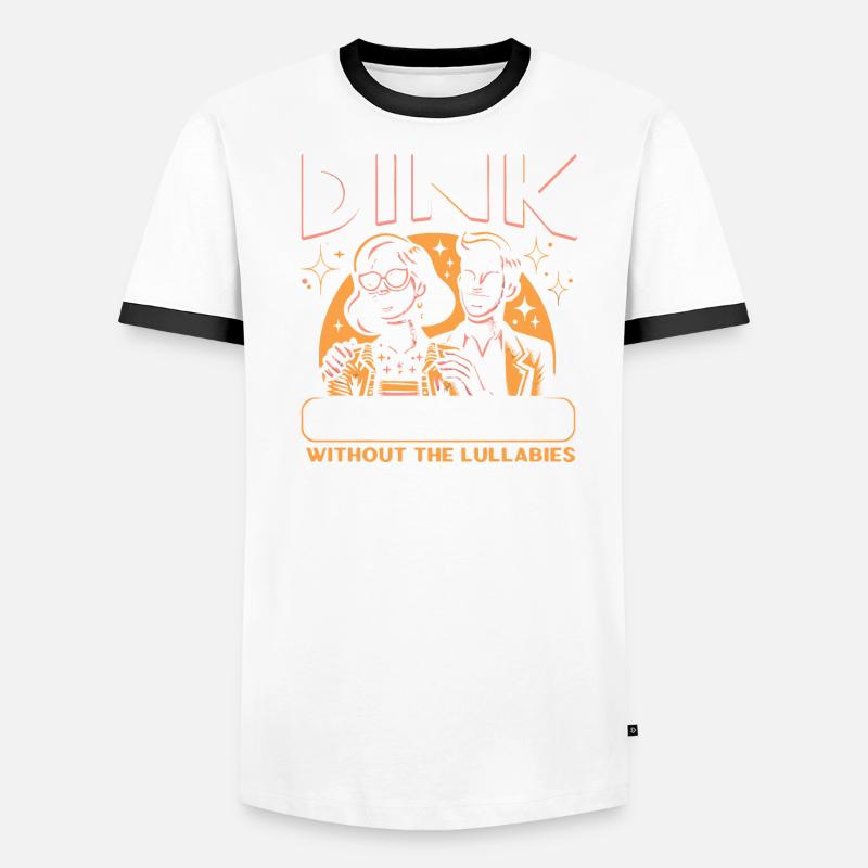 Doppeltes Einkommen Keine Kinder Ehe Ehepaar DINK Männer Kontrast-T-Shirt