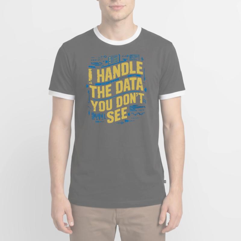 Programmeur logiciel de programmation backend T-shirt contrasté Homme