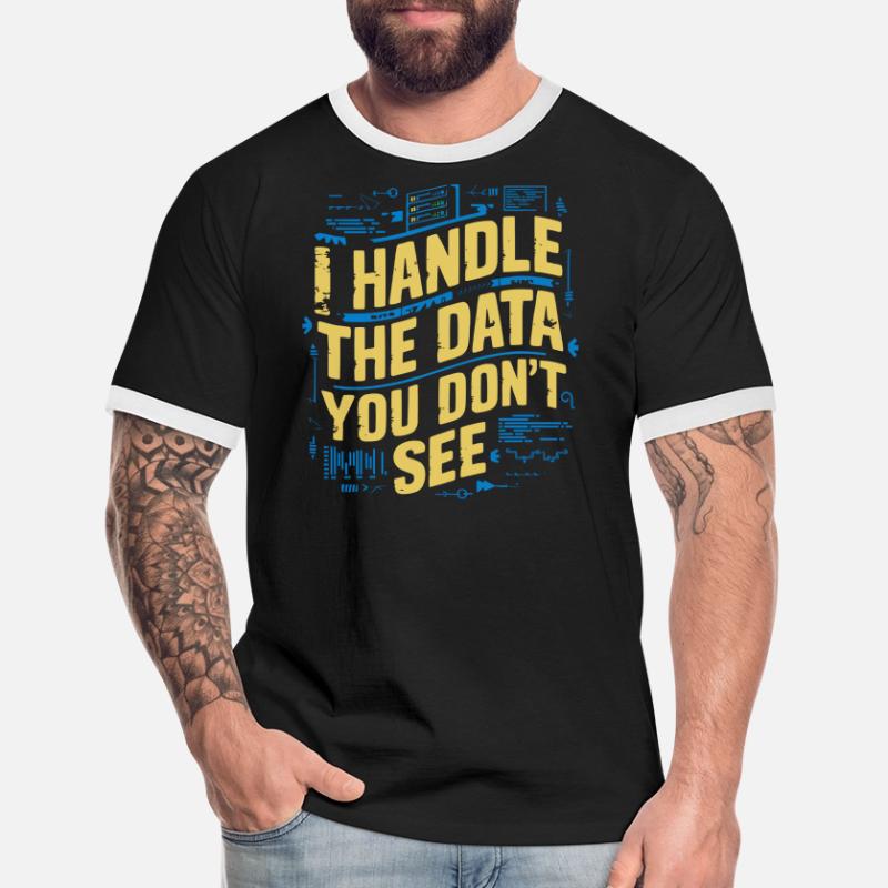 Programmeur logiciel de programmation backend T-shirt contrasté Homme