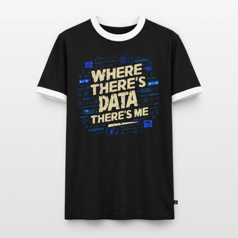 Backend-Entwickler Programmierung Softwareprogrammierer Männer Kontrast-T-Shirt