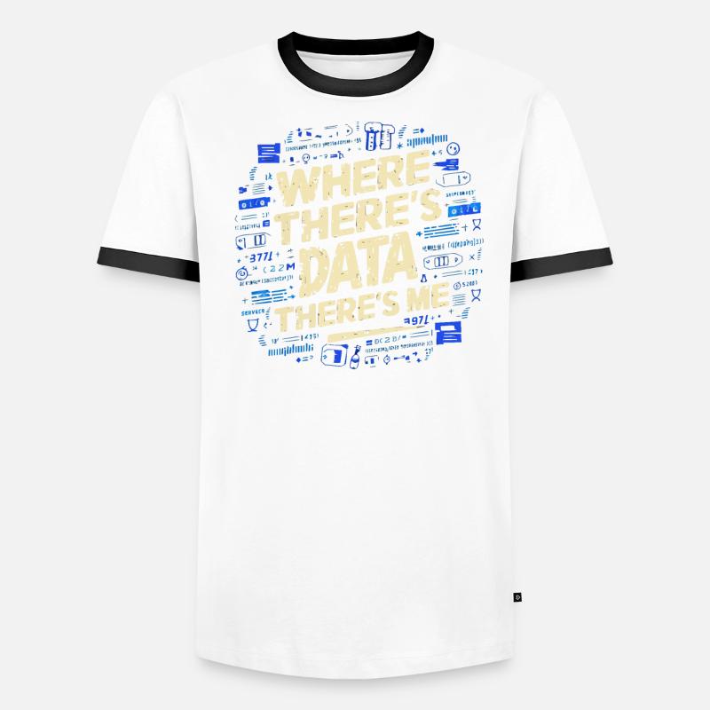Backend-Entwickler Programmierung Softwareprogrammierer Männer Kontrast-T-Shirt