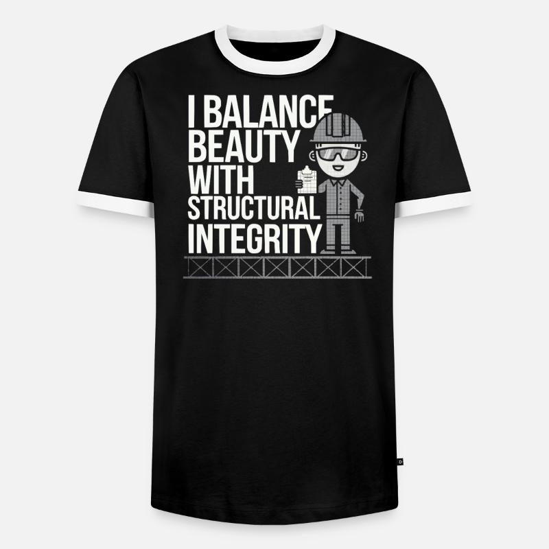 Structural Engineer Job Structural Engineering Men's Ringer Shirt