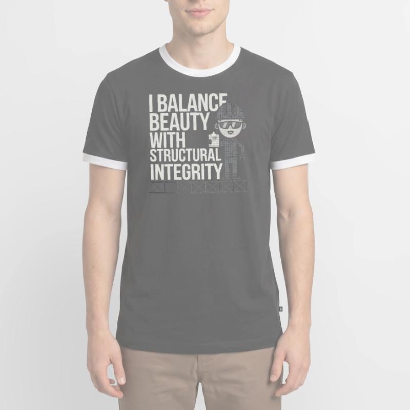 Structural Engineer Job Structural Engineering Men's Ringer Shirt