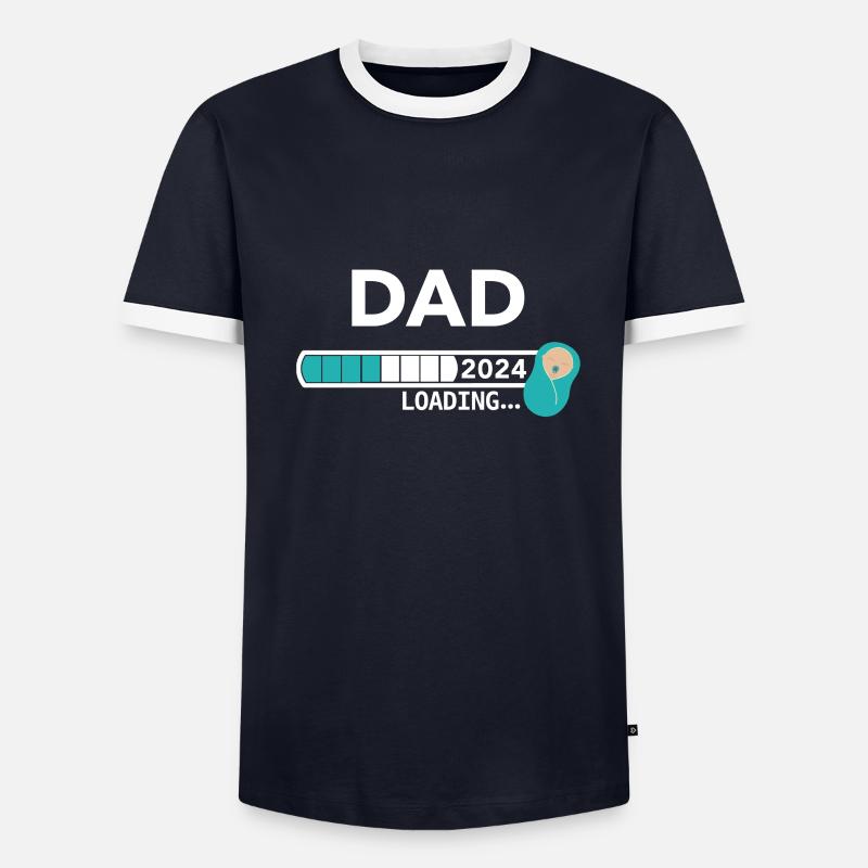 DAD 2024 loading... - Men's Ringer Shirt - undefined