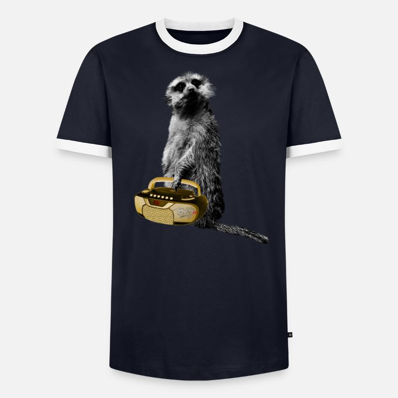 Erdmaennchenmucke Männer Kontrast-T-Shirt