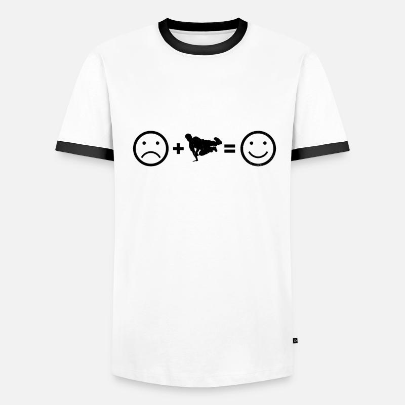 Course De Course Libre Hommes Course De Course Libre Parkour T-shirt contrasté Homme