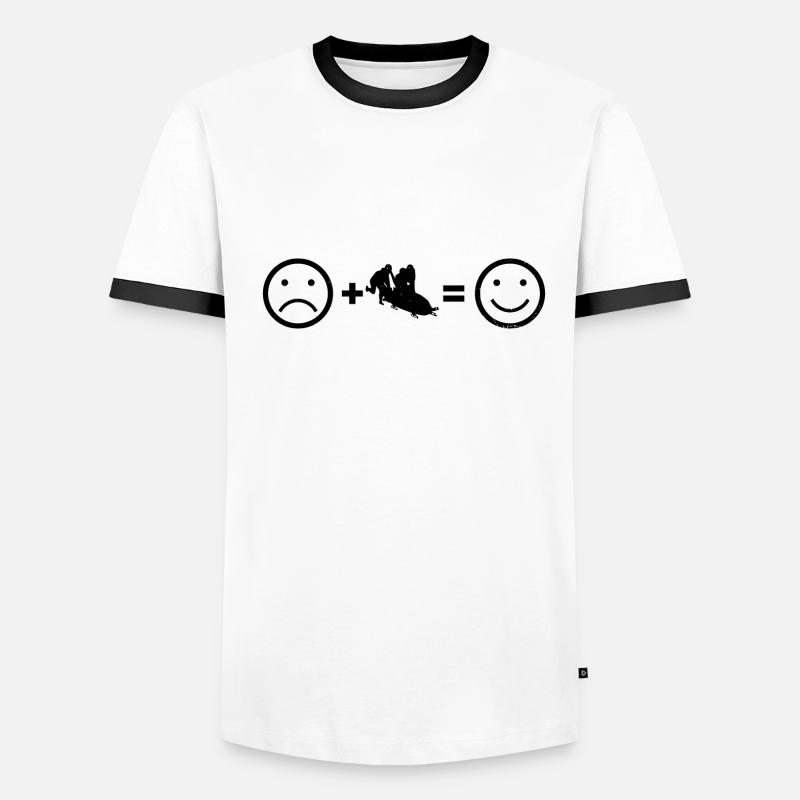 Bobsleigh track Men Bobsleigh Two-man bobsleigh Men's Ringer Shirt