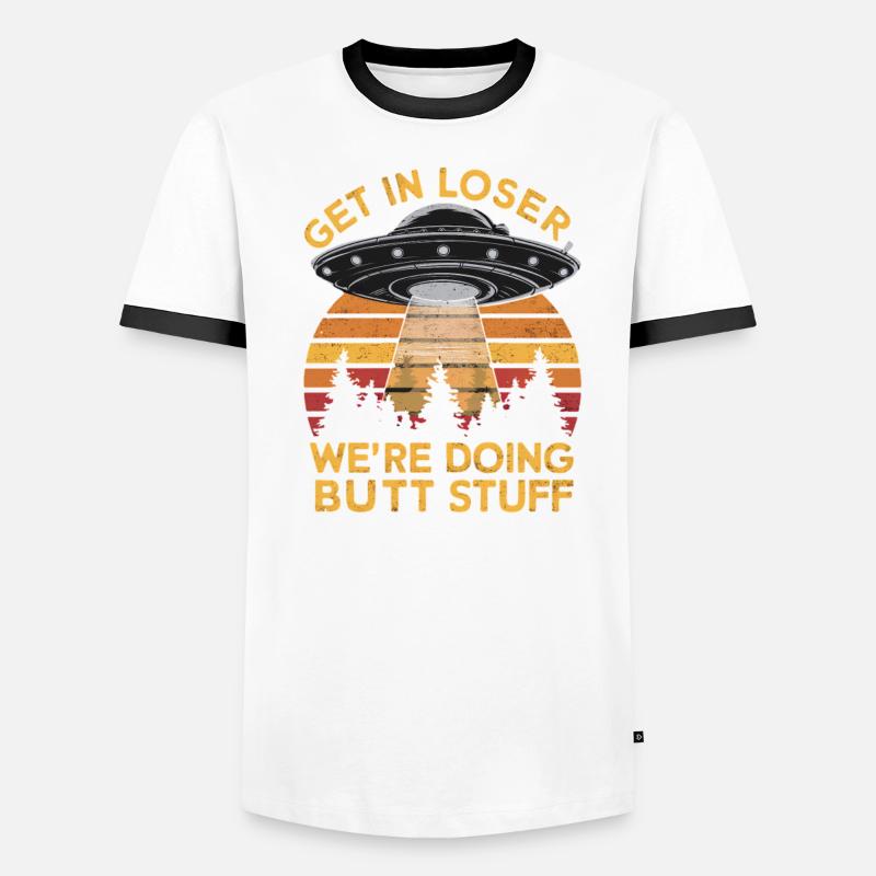 Entrez dans l’aventure spatiale des perdants T-shirt contrasté Homme