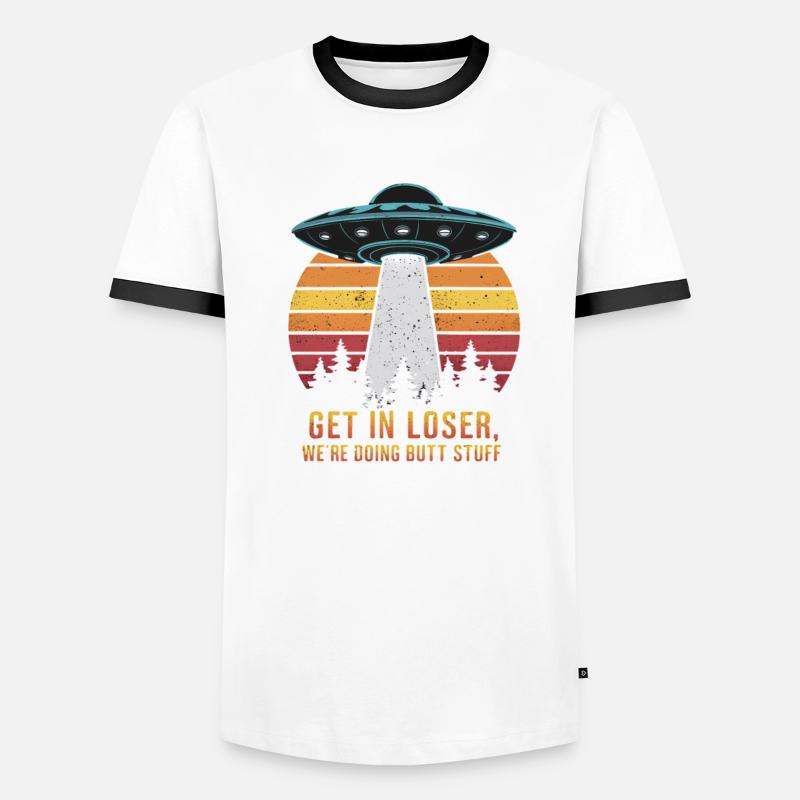Entrez dans le perdant, l’aventure spatiale vous attend T-shirt contrasté Homme