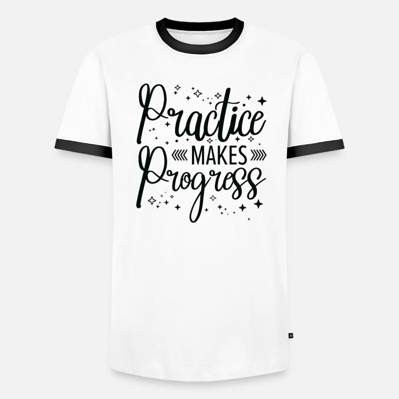 Student Education Studying Progress Study Time Men's Ringer Shirt