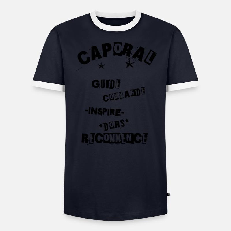 "Corporal Guide Command" Motivational T-Shirt Men's Ringer Shirt