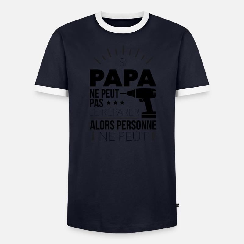 Si peut pas... T-shirt contrasté Homme