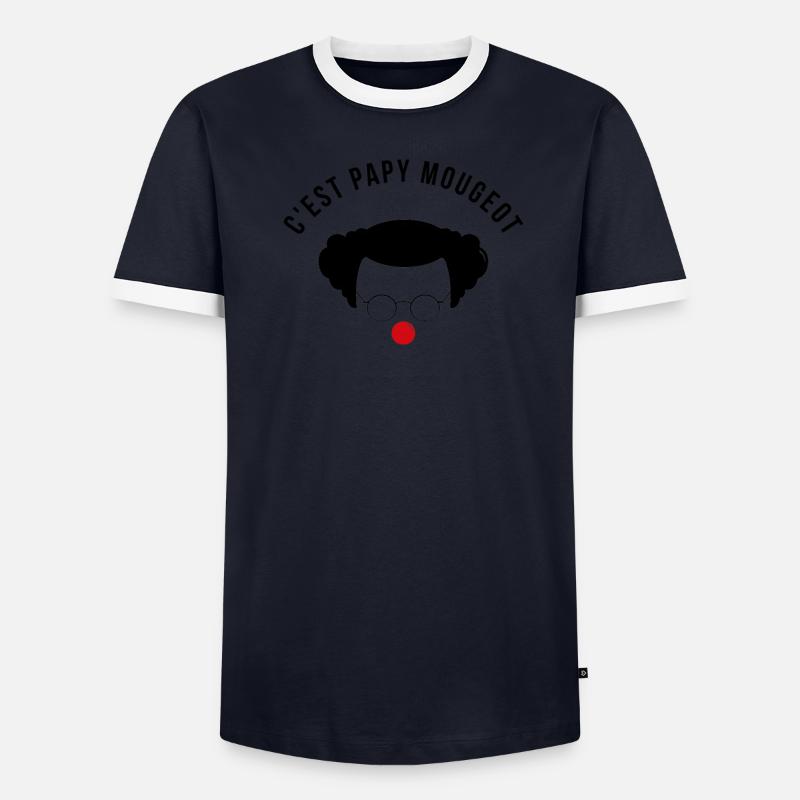 C'est papy mougeot T-shirt contrasté Homme