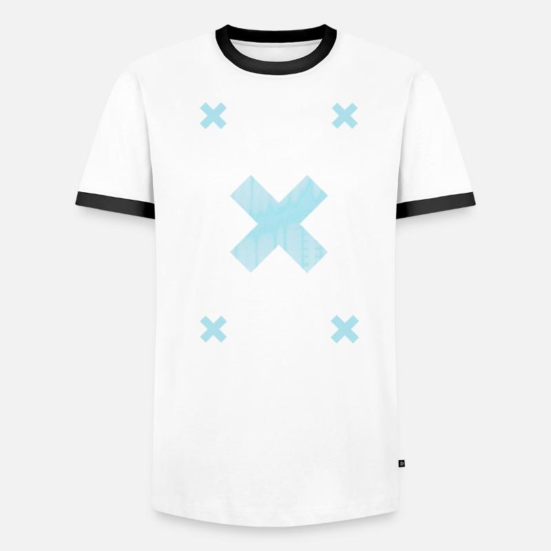 Verderbte Gesellschaft Männer Kontrast-T-Shirt
