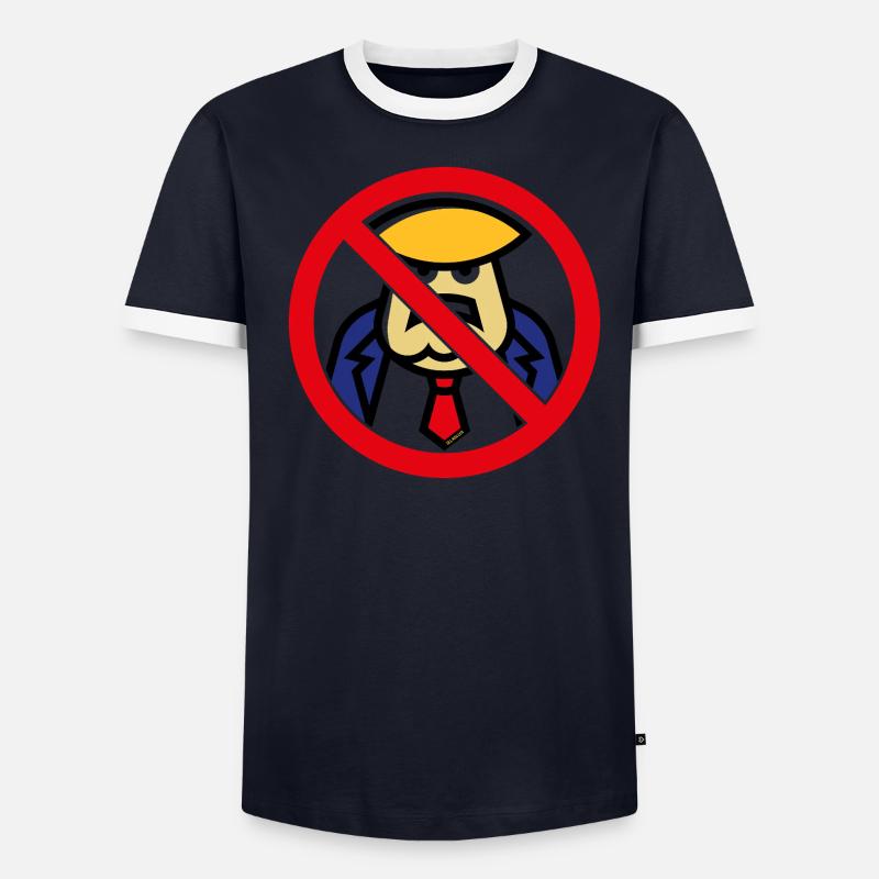 Donald Prohibition (panneau d’interdiction) T-shirt contrasté Homme