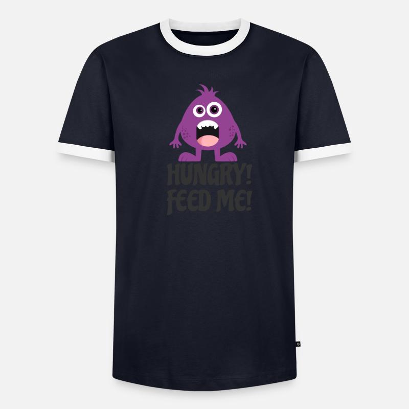 faim T-shirt contrasté Homme