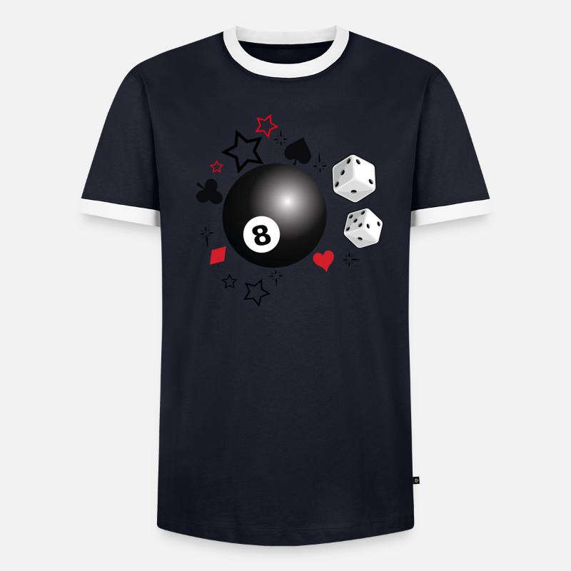 gamblings Männer Kontrast-T-Shirt