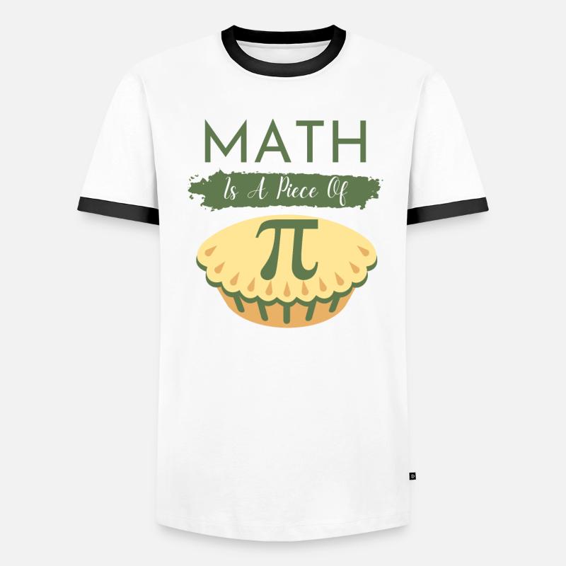 Pi Day 2023 Math est un morceau de Pi Funny Math Citation T-shirt contrasté Homme