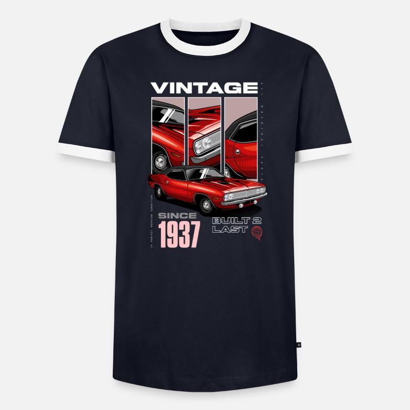 Ich bin nicht alt, ich bin ein Oldtimer, Oldtimer, geboren 1937 - Männer Kontrast-T-Shirt - 