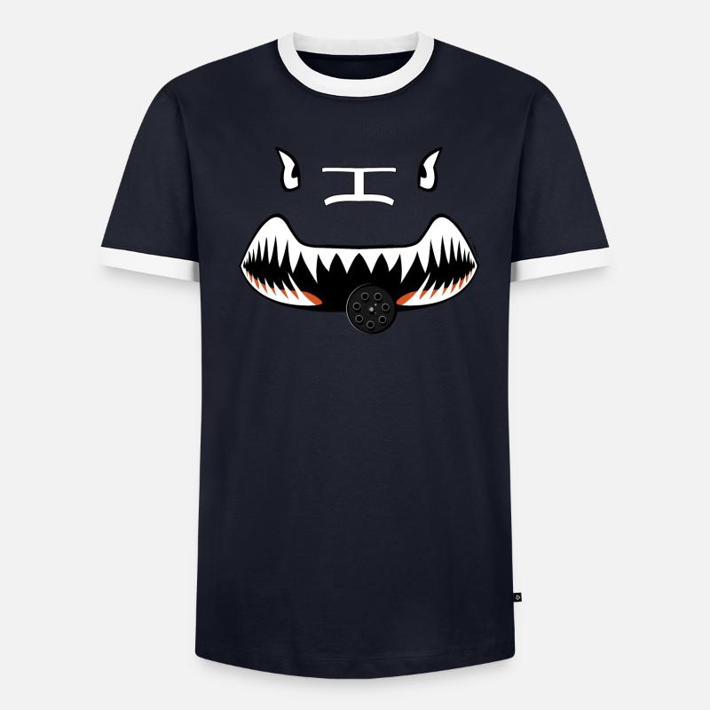 A10 WARTHOG face - AS2012 T-shirt contrasté Homme
