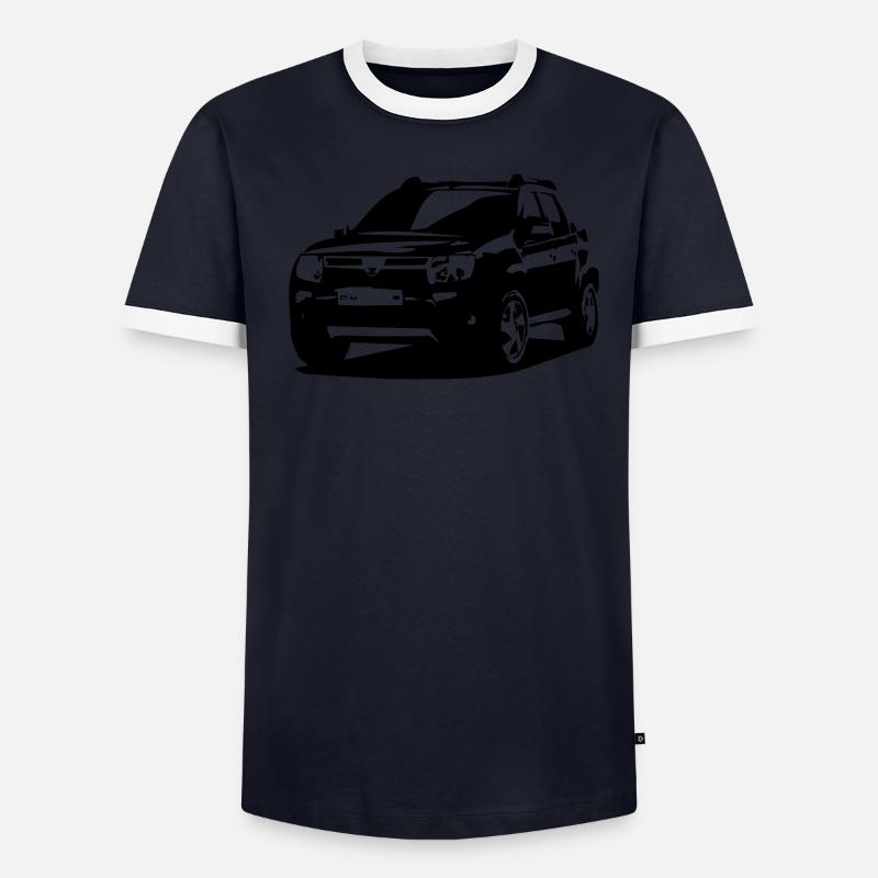  duster Männer Kontrast-T-Shirt
