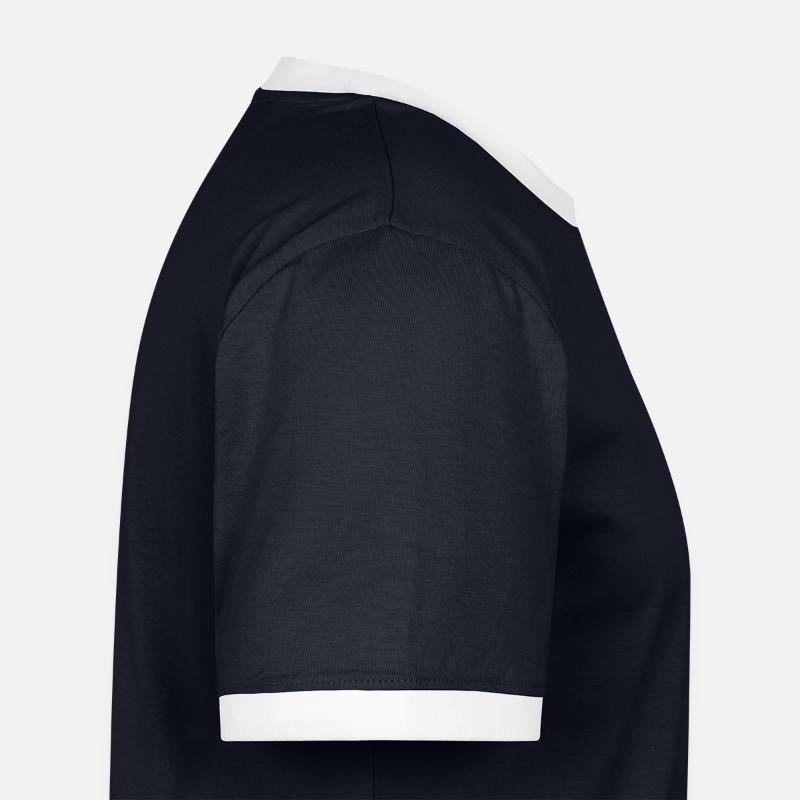 Sebi Männer Kontrast-T-Shirt